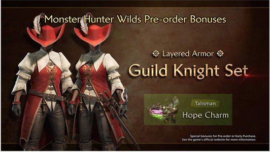 Includes Layered Armor, Guild Knight Set,<br />
and&nbsp;Hope Charm!<br />
Limited to 1 per customer.