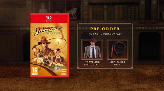 Pre-Order Bonus: Pre-Order Indiana Jones and the Great Circle now to get The Last Crusade&trade; Pack with the Traveling Suit Outfit and Lion Tamer Whip, as seen in The Last Crusade&trade;.