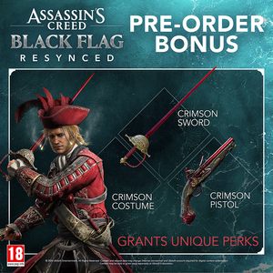 Pre Order now and receive the below DLC<br />
Grants Unique Perks:
<ul>
	<li>Crimson Costume</li>
	<li>Crimson Sword</li>
	<li>Crimson Pistol</li>
</ul>
