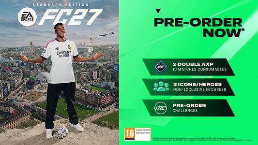 Pre Order now and receive<br>
2 Double AXP &ndash; 10 Matches Consumables<br>
3 Icons / Heroes &ndash; Non Exclusive in Career Mode<br>
Pre Order Challenges