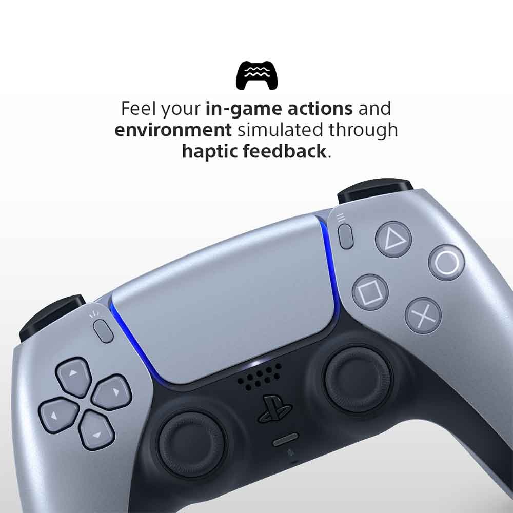 DualSense Wireless Controller - Sterling Silver - PlayStation 5