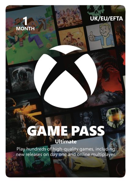 Xbox Game Pass Ultimate 1 Month Subscription Xbox One / PC (UK+EU+EFTA)