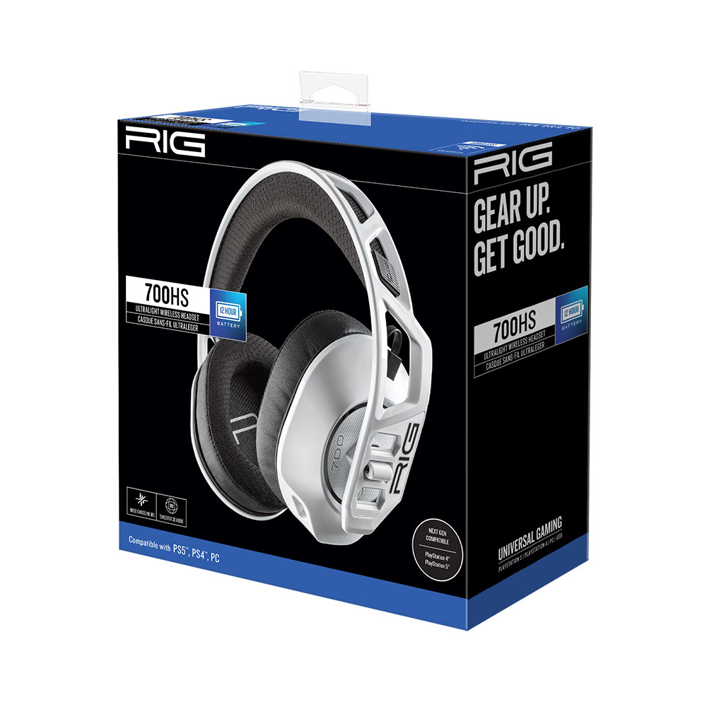 White RIG 700 Wireless Headset - PS5