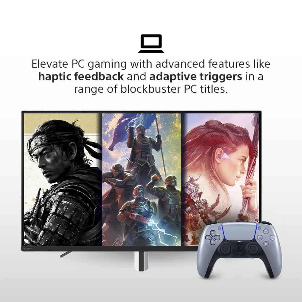 DualSense Wireless Controller - Sterling Silver - PlayStation 5