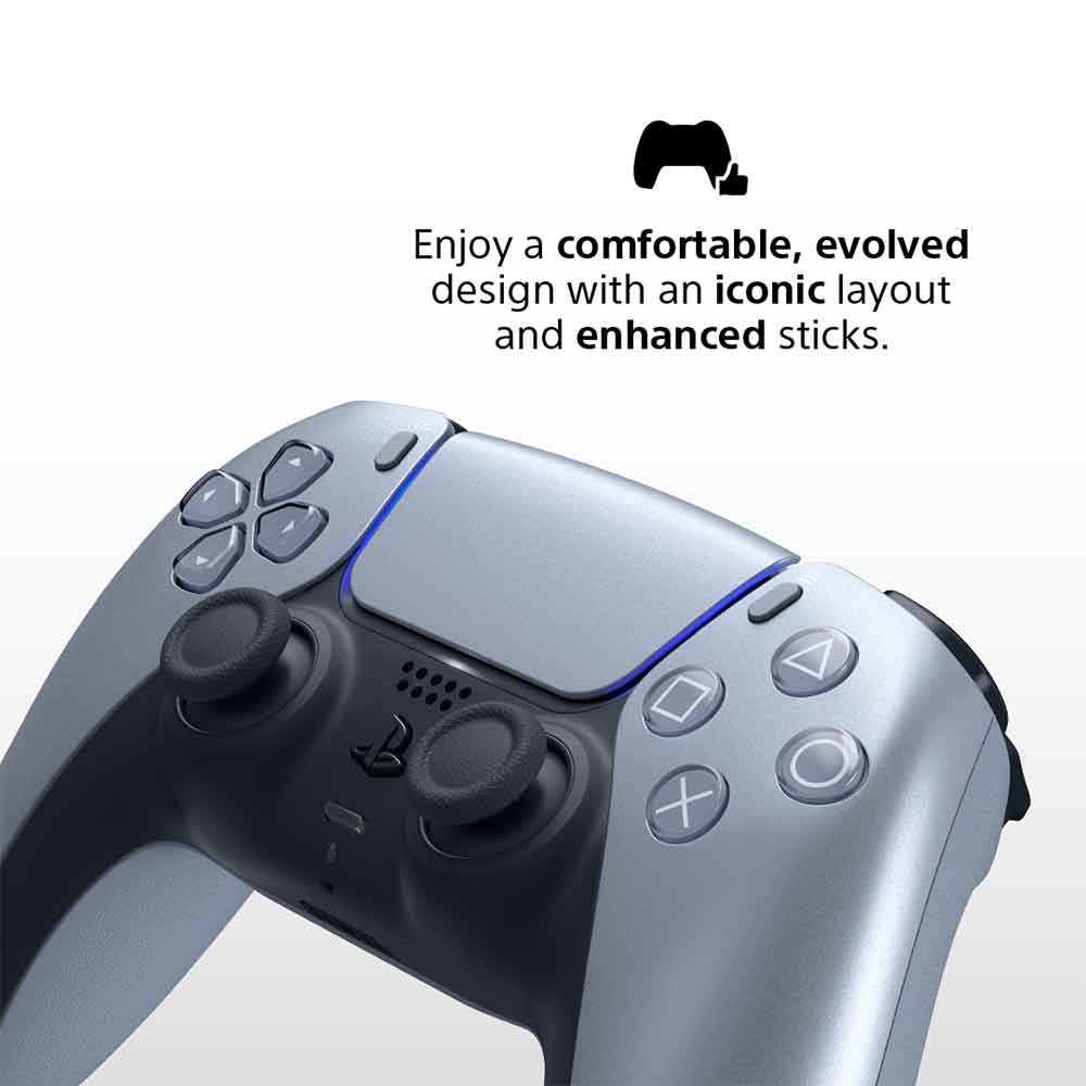 DualSense Wireless Controller - Sterling Silver - PlayStation 5