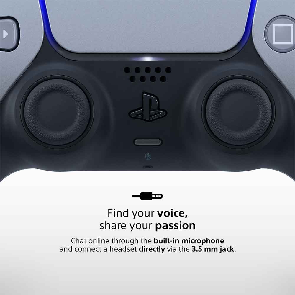 DualSense Wireless Controller - Sterling Silver - PlayStation 5