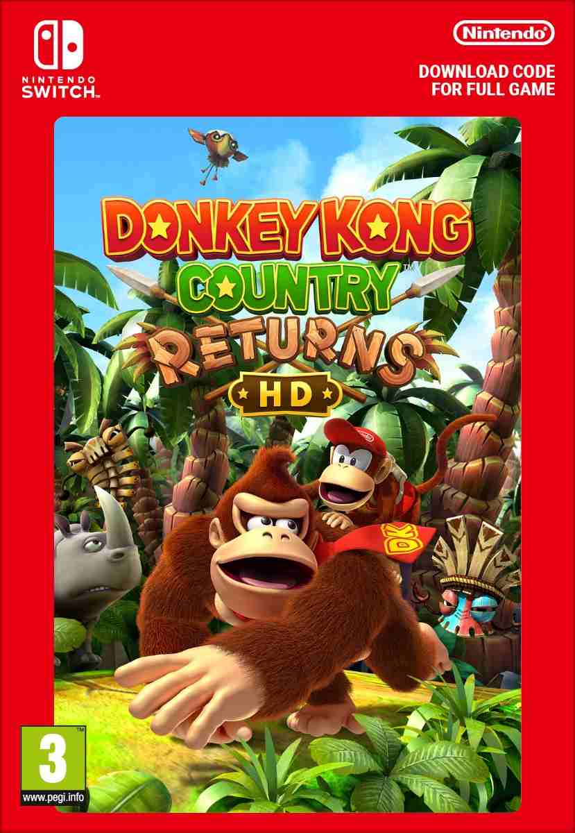 Donkey Kong Country Returns HD Switch Download ( Uk - EU)