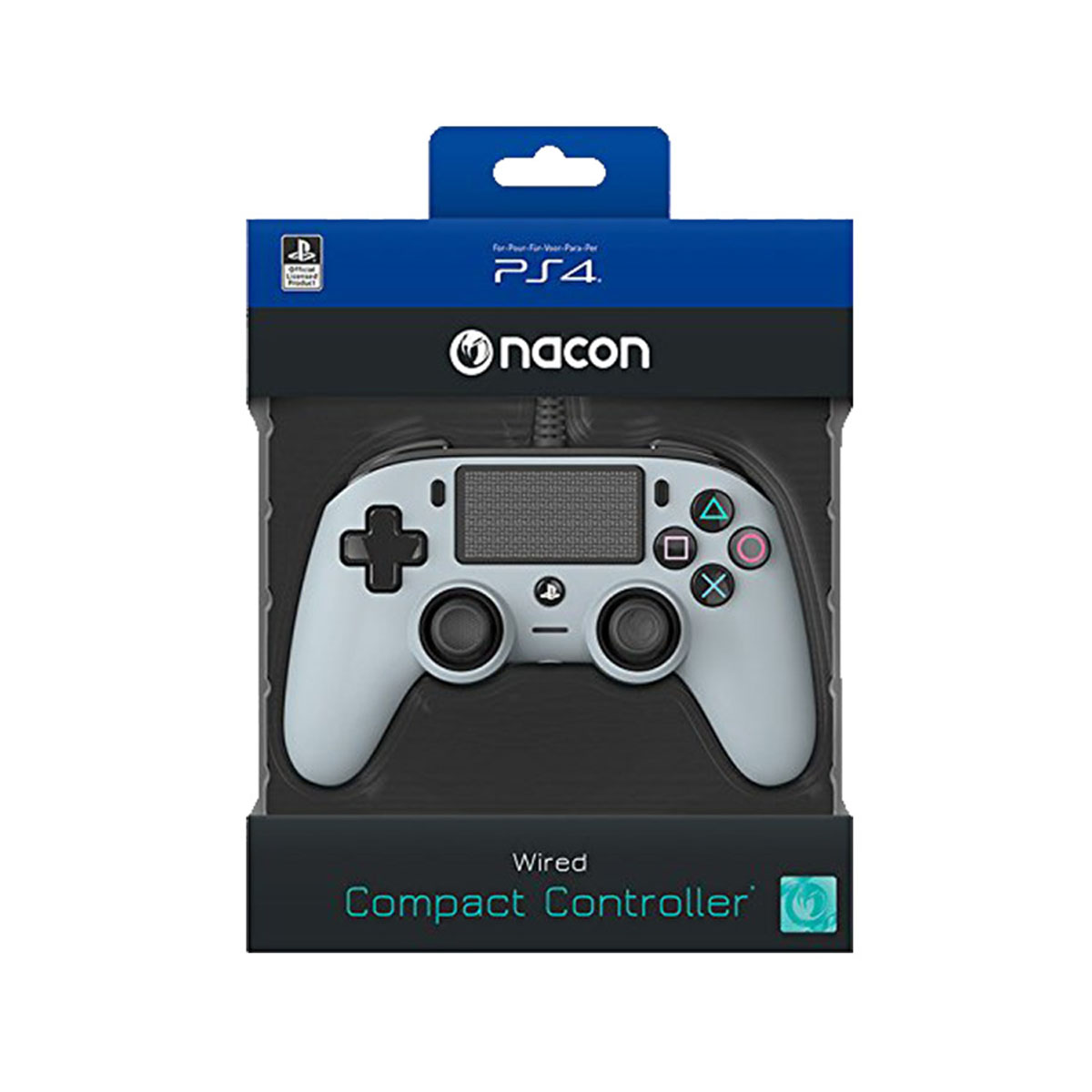 Nacon PS4 Compact Controller Grey - PlayStation 4